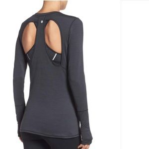 ISO Zella Heartbeat Tee in Charcoal XS